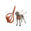Halti Anti-pull harness for dogs - Halti - Size L - Burnt Orange - Reflective - Padded straps - Polyester 2