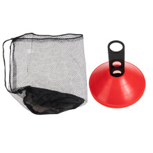 Football Disc Cones 10 Pack For Training Agility Drills Outdoor Lightweight Durable Plastic Cones 8 Inch Multicolor