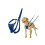 Halti Anti-pull harness for dog - Halti - Size M - Cobalt Blue - Padded straps - Reflective - Polyester 2