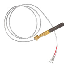 Replacement thermocouple 750 mV aluminum foil wire thermocouple for fireplace stove gas heating, versatile application