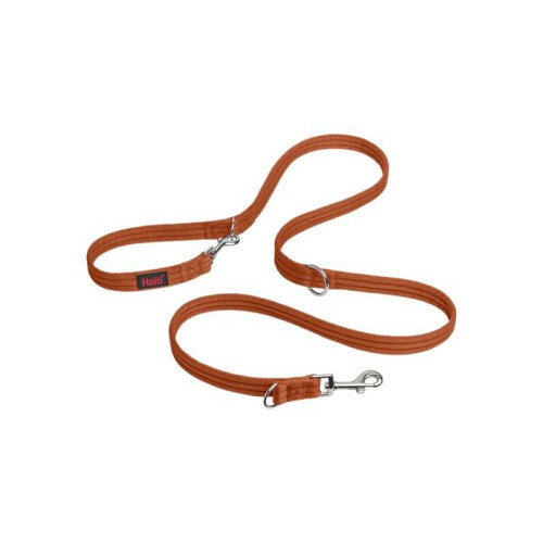 Halti Educational leash for dogs - Halti - 7 functions - Double-ended - 2m - Burnt Orange - Anti-pull - Polyester 1
