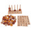 Holzperlen-Sequenzierungsset, frühe Bildung, 1