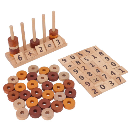 Holzperlen-Sequenzierungsset, frühe Bildung, 2
