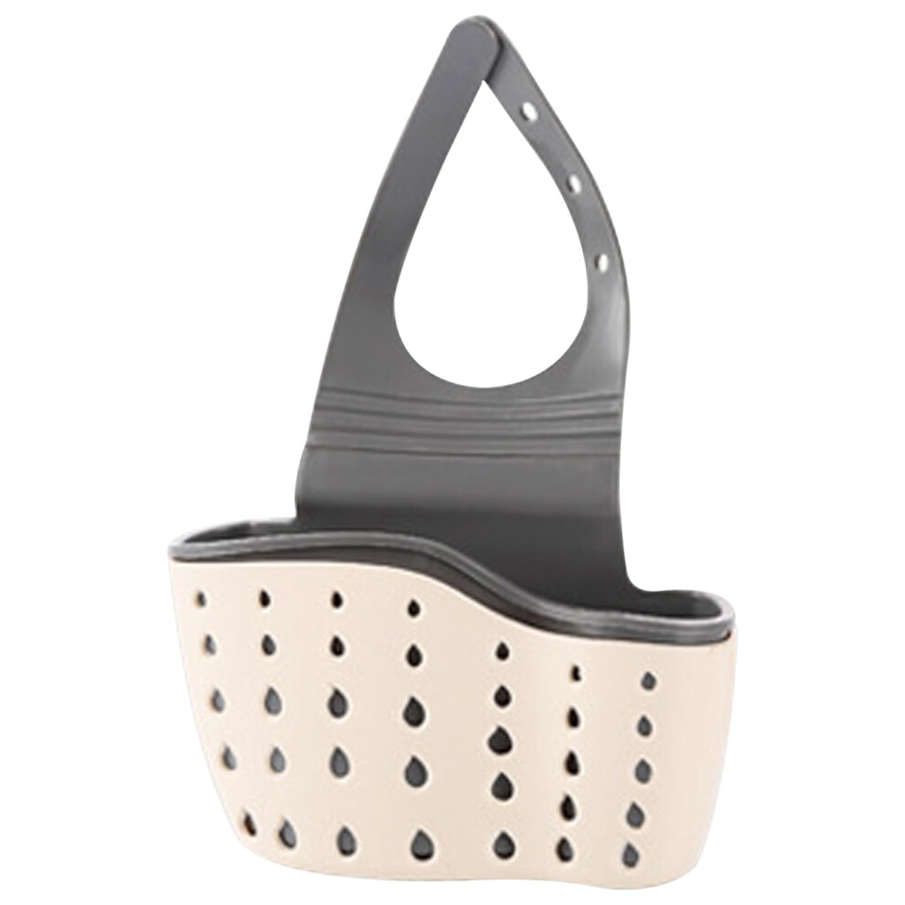 Kitchen Sink Caddy Standing Or Hanging Sponge Holder With Adjustable Strap Plastic Faucet Caddy Basket Drain Holes 9323874559728