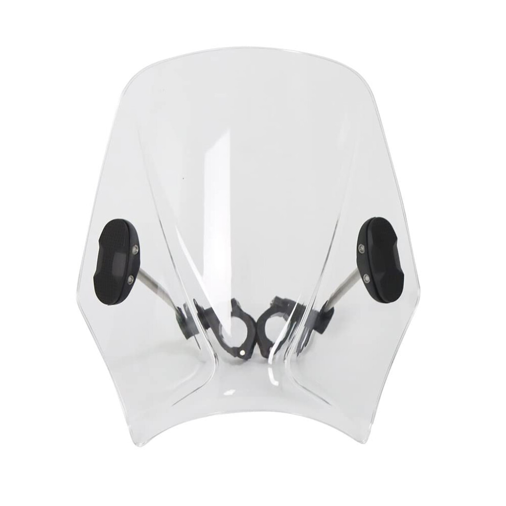 Universal Motorcycle Windshield Screen Transparent Abs Wind Deflector For Keeway Superlight 125/150/200 9119770328151