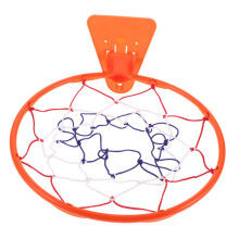 Indoor basketball hoop, basketball goal, indoor basketball rim for wallmounted basketball hoop, basketball backboard replacement, plastic, orange.