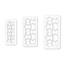 Zubehör zum Backen von Kuchen für unvergessliche besondere Anlässe, geometrische Keksausstecher für professionelle Tortendekorateure