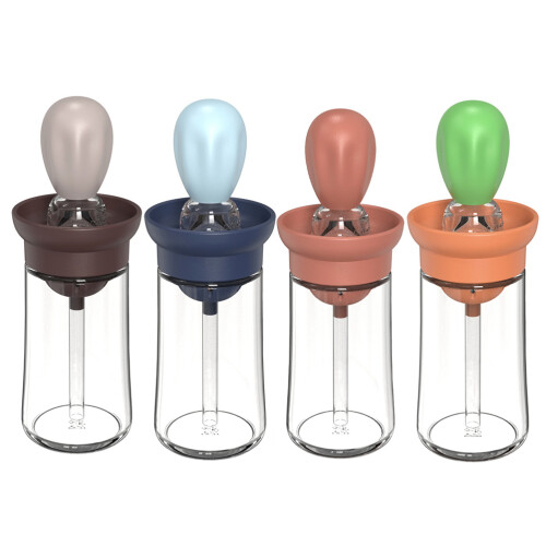 Βούρτσα σιλικόνης για μαγείρεμα στην κουζίνα, μπουκάλι λαδιού με ασφάλεια 2