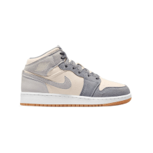 Nike Air Jordan 1 Mid SE GS Milk Grey UK 4.5Y