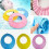 Baby-Shampoo-Dusch-Badehut, weich, verstellbar, 3