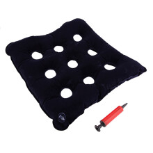 Ergonomic Pressure Relief Inflatable Seat Cushions, Portable Air Tightness Waffle Cushion for Easy Inflate or Deflate, 17x17 Inch