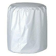 Tire Storage Bag Waterproof Oxford PVC Coated with Zipper and Drawstring Foldable 78x115cm Black
