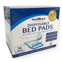 Medokare Disposable Incontinence Bed Pads - Hospital Grade 1500ml Super Absorben