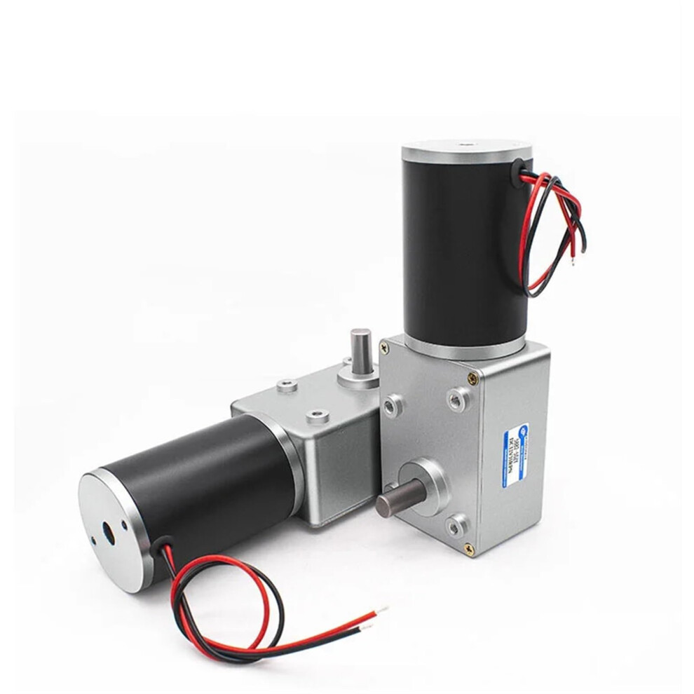 588250Zy Dc12v 24V Max 200Kg.cm Torque Allmetal Gear Worm Gear Motor 1Pc(12V 35Rpm, Single Shaft) 9001264486761