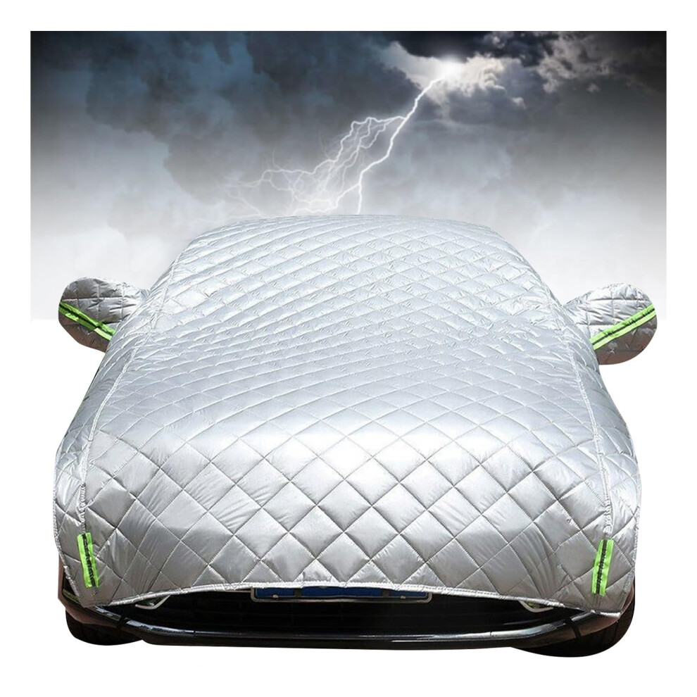 Half Car Cover Outdoor, Waterproof, Breathable, Allseason Dust Sun Rain Protection 9339159792827