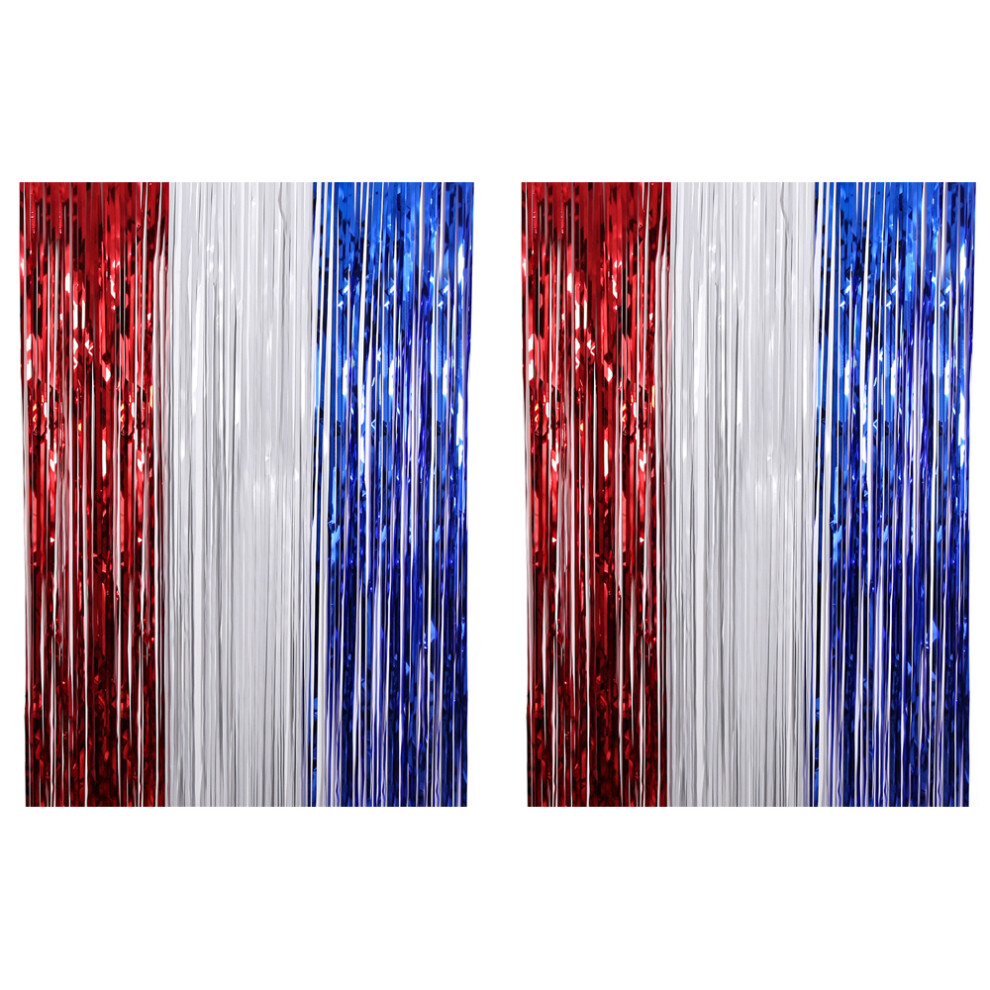 Photo Booth Props That Elevate Every Moment, Versatile Event Use Foil Fringe Backdrop Creates Unforgettable Scenes, Easy Installation For Effortless E 9404207067360