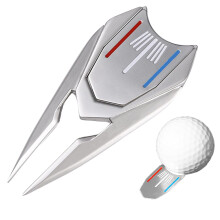Golf Ball Marker MultiTool Golf Line Marker, Lightweight Divot Tool Handy Golf Putting Guide