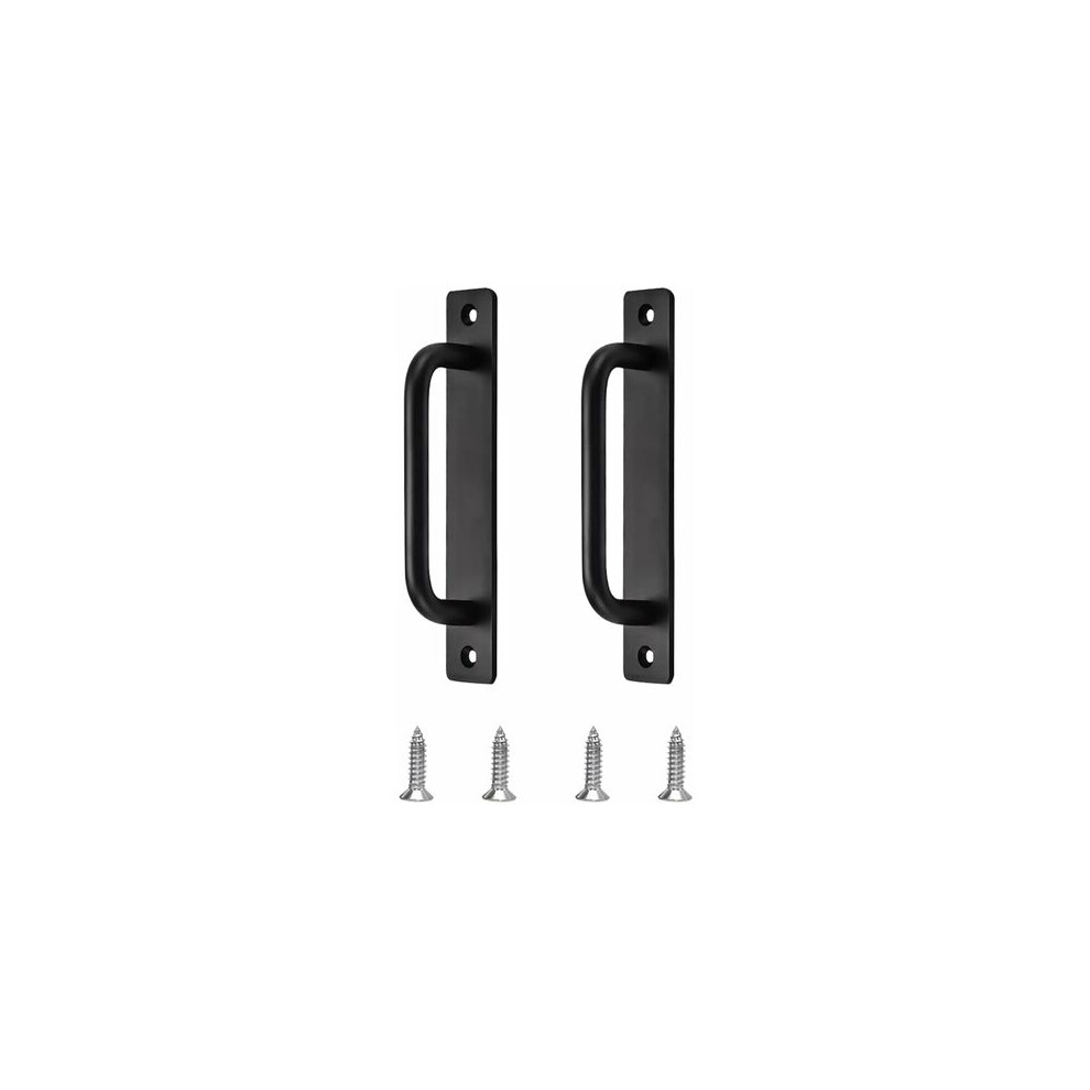 Smooth Edges Barn Door Handle, Aluminum Alloy For Durable Premium Material And Ergonomic Structural Design, Corrosion-Resistant Ensures Comfortable Gr 9554910088241
