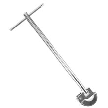 Wrench Plumbing Tools Aluminium Slim Multifunctional Key Emergency Tool Pipe Wrench Universal Key Plumbing Key for Tight Spaces Stainless Steel Silver