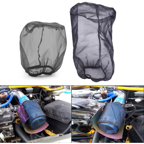 Quickinstall air filter rain cover for effective dirt protection (short blue) 2