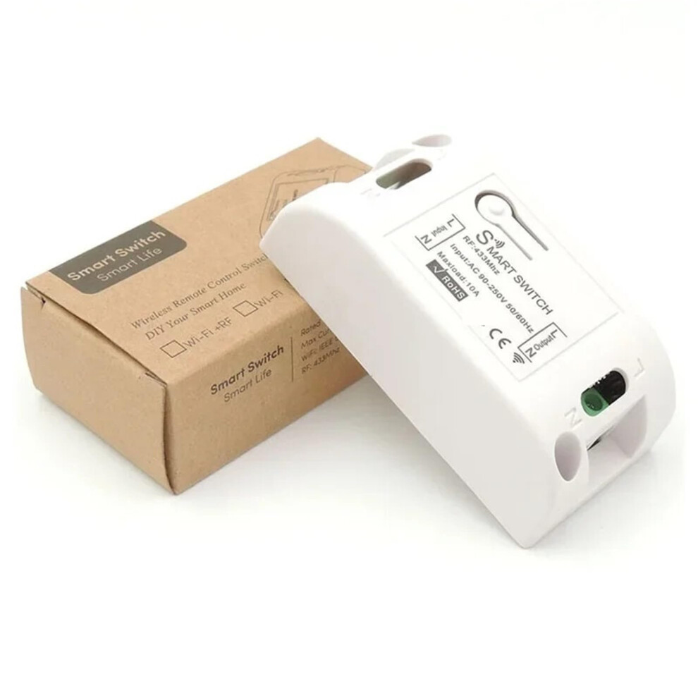 433Mhz Wireless Wall Switch Rf 86 Wall Panel Transmitter Safety Switch And Ac 110V 220V Relay Interrupter For Light Lamp (1 Receiver) 9119770330949