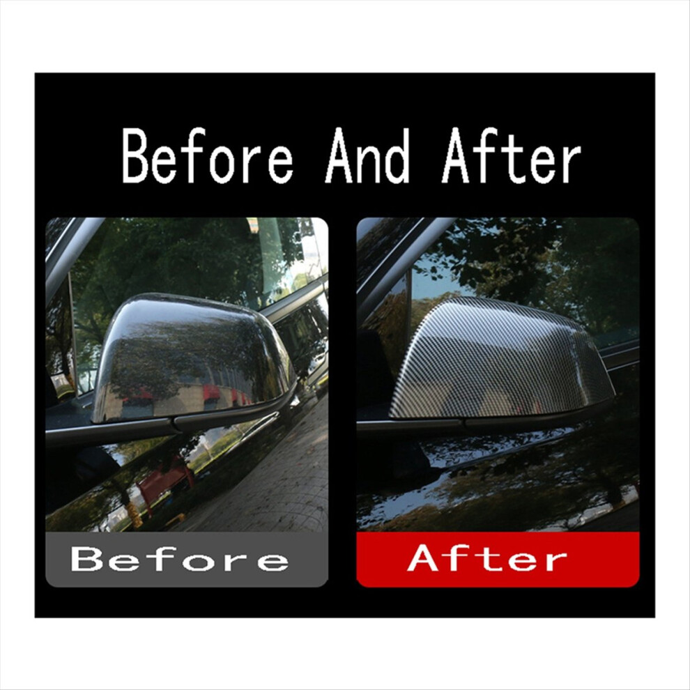 Carbon Fiber Rearview Mirror Cover Side Door Exterior Wing Cap For Mod 4851500902129