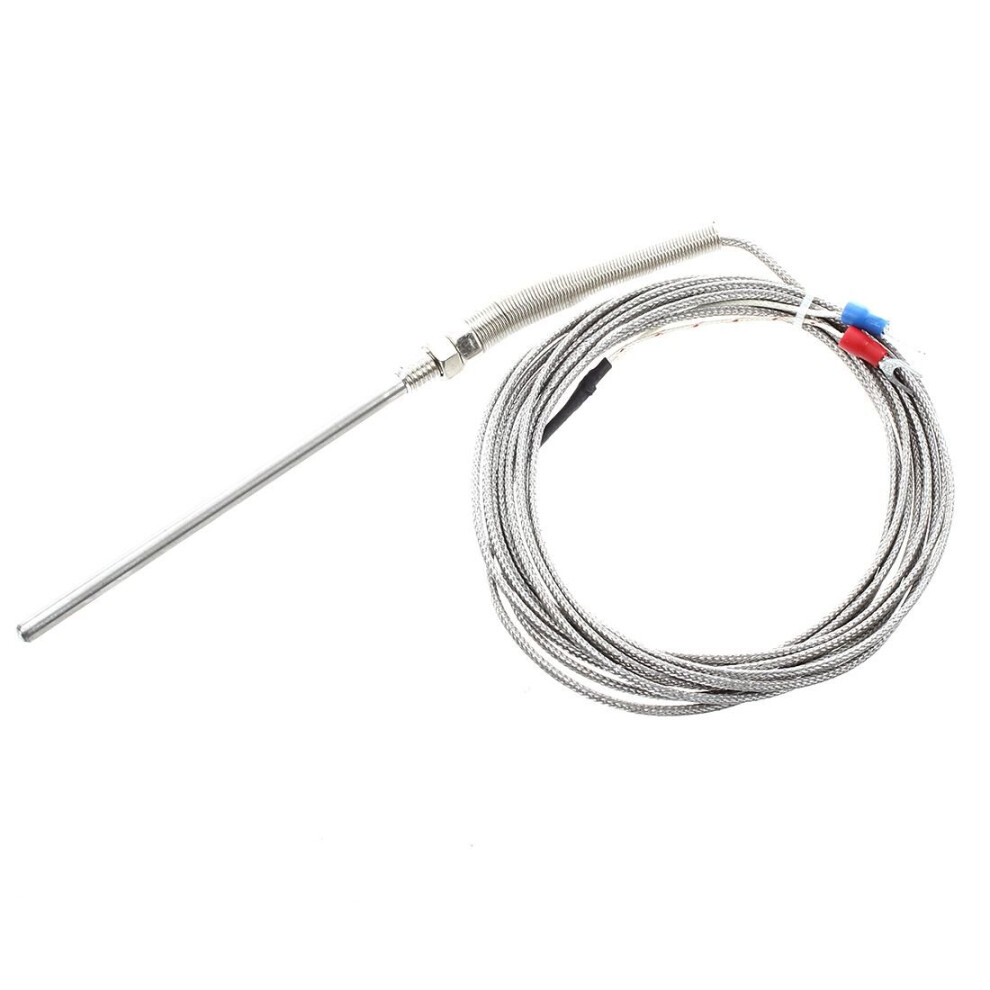3/10 Ft Stainless Steel Probe Ktype Sensor Temperature Thermocouple 9119770329325