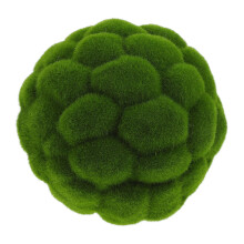 Artificial Moss Ball for Garden and Indoor Decoration, Versatile Use for Window Decor, Wedding Arrangements, and Landscape Design, Safe