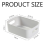 Compact Organizational Aid, Stackable Storage Maximizes Space, Durable PP Material Ensures Longevity, Non-Slip Bottom Keeps Everything Secure, Portabl 5
