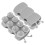 2Ud Soporte Universal De Gris Con Y Ventosa 9