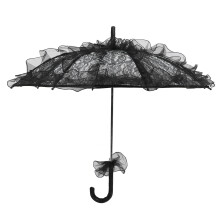 Umbrelă vintage din dantelă cu umbrelă de mireasă din dantelă, dantelă de înaltă calitate și materiale din aliaj de aluminiu, concepute