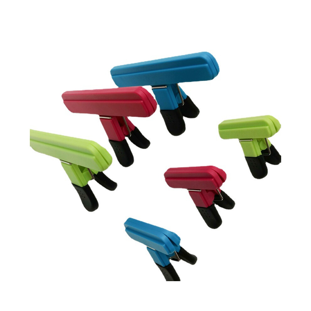 Sturdy Plastic Clips For Air Tight Food Storage, Heavy Duty Sealing Grips With Ribbed Teeth For Assorted Sizes (6 Pieces) 9454554988672