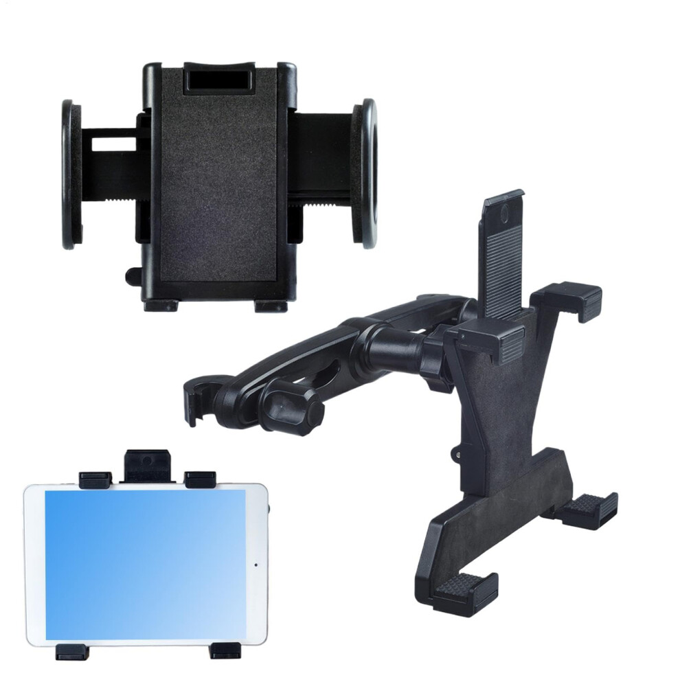 Car Headrest Tablet Holder Adjustable Back Seat Mount For 816 Inch Devices And Travel Entertainment 9119770330659