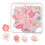 30Pz Fiore Rosa Resina E Metallo Per Bacheche E Decorazioni 10
