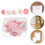 30Pz Fiore Rosa Resina E Metallo Per Bacheche E Decorazioni 11