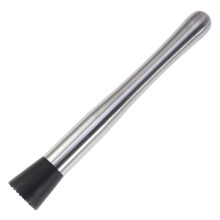 Mixology Masterpiece, Stainless Steel Cocktail Muddler With Scratch-Free Nylon Head, Essential Bar Tool Set For Mojito Lovers (1Pc)