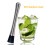 Αριστούργημα Mixology, Ανοξείδωτο Ατσάλινο Πιάτο για Κοκτέιλ με Κεφαλή από Νάιλον 4