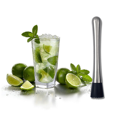 Αριστούργημα Mixology, Ανοξείδωτο Ατσάλινο Πιάτο για Κοκτέιλ με Κεφαλή από Νάιλον 2