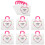 50Pièces Portables PP Multi Usage Cadeau Pliable 8