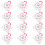 50Pièces Portables PP Multi Usage Cadeau Pliable 11
