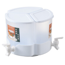 Dispenser di bevande compatto per frigorifero, facile da usare con coperchio rimovibile, materiale per uso alimentare, rubinetto a tenuta stagna,