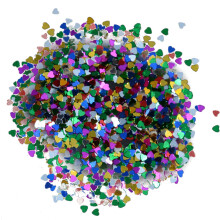 Forniture per feste a tema sirena, coriandoli glitterati in PVC a forma di conchiglia per nail art, scrapbooking, stampi in resina epossidica,