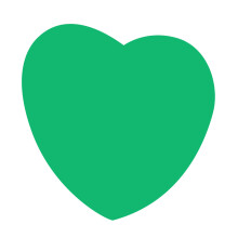 Adesivo de coração em vinil verde, atóxico e durável, para canecas, copos, laptops, celulares e carros. Resistente a arranhões, ideal para uso