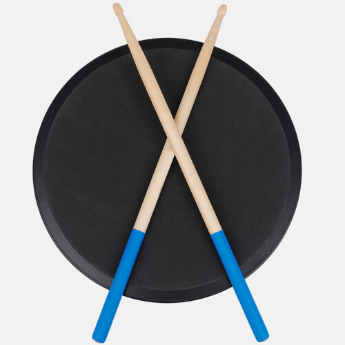 1Par Baquetas De Percussão Azul Para Bateria Com De Bordo 2