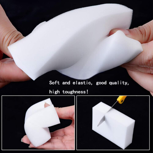 Esponjas de limpeza para louça, esponjas de limpeza multiuso para limpeza prática de cozinhas, banheiros e pisos, 10x6x2cm/3,9x2,4x0,79 polegadas 2