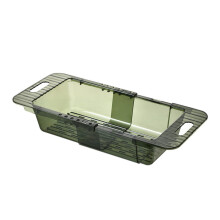 Colador ajustable para fregadero, colador extensible con drenaje rápido para facilitar el lavado de la cocina, material resistente al calor y libre