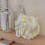Πουφ Loofahs Mesh για απολέπιση σώματος με ωραίο αφρώδες αποτέλεσμα, απαλό και άνετο 5