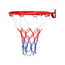 Basketball Wall Mount, Indoor Outdoor Sports Wall Hanging, Plastic Basket, Mini Basketball Backboard Blue, Red