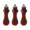 3Pz Set Manici in Legno Retro Per E 10