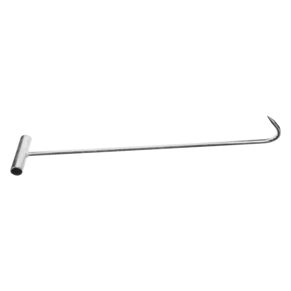 Shaped Hook For Manhole Covers, Roller Shutters, Stainless Steel, Reinforced Construction 9001264487539